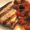 Photo of swordfish with Sicilian sauce